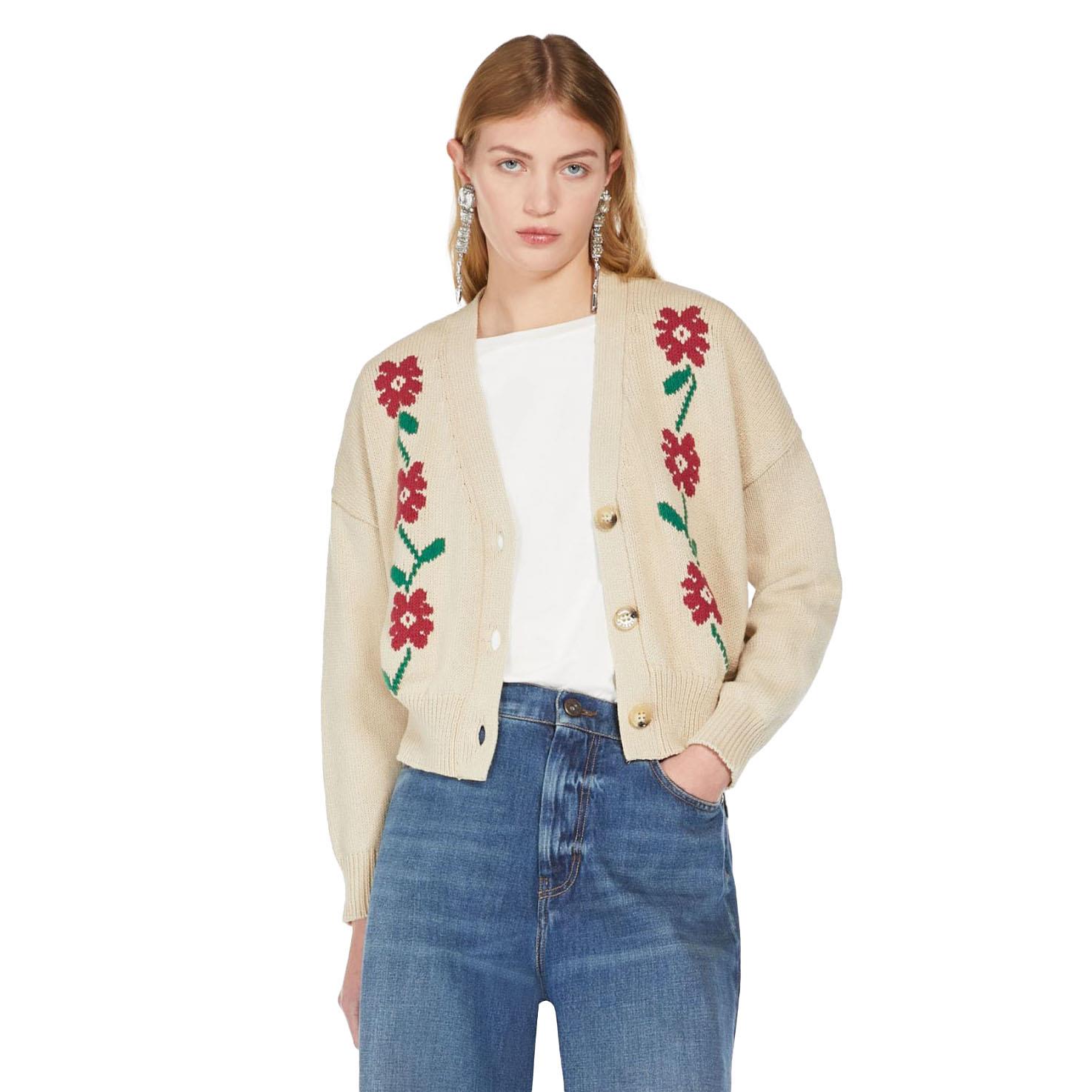 Weekend Max Mara Teulada Cotton Knit Cardigan